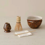 The Whispering Soil | Wabi-Sabi Spouted Matcha Ritual 5-Piece Suite