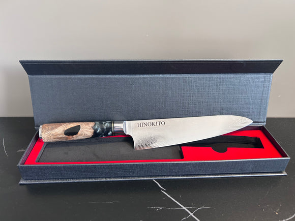 HINOKITO Chef Knives Professional, Kitchen Knives Damascus Steel With Vg10 Handle